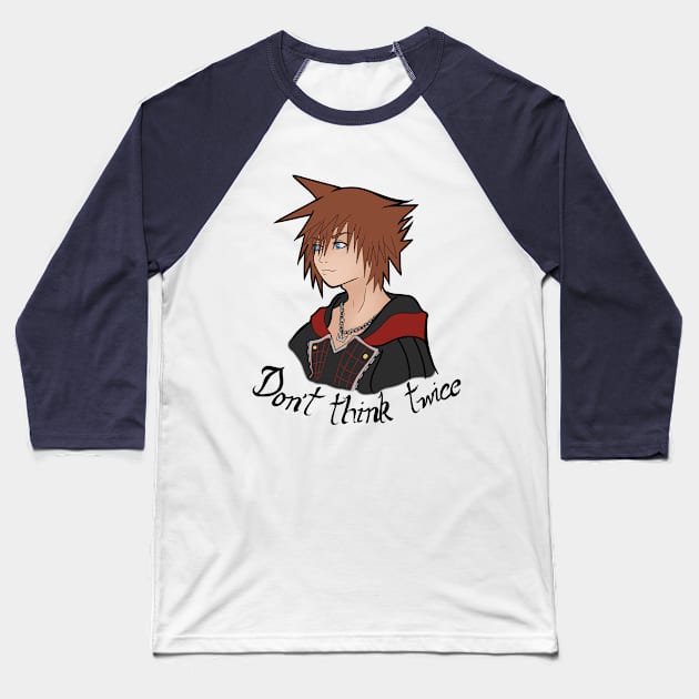 Don't Think Twice (Sora) Baseball T-Shirt by LavieJoelle